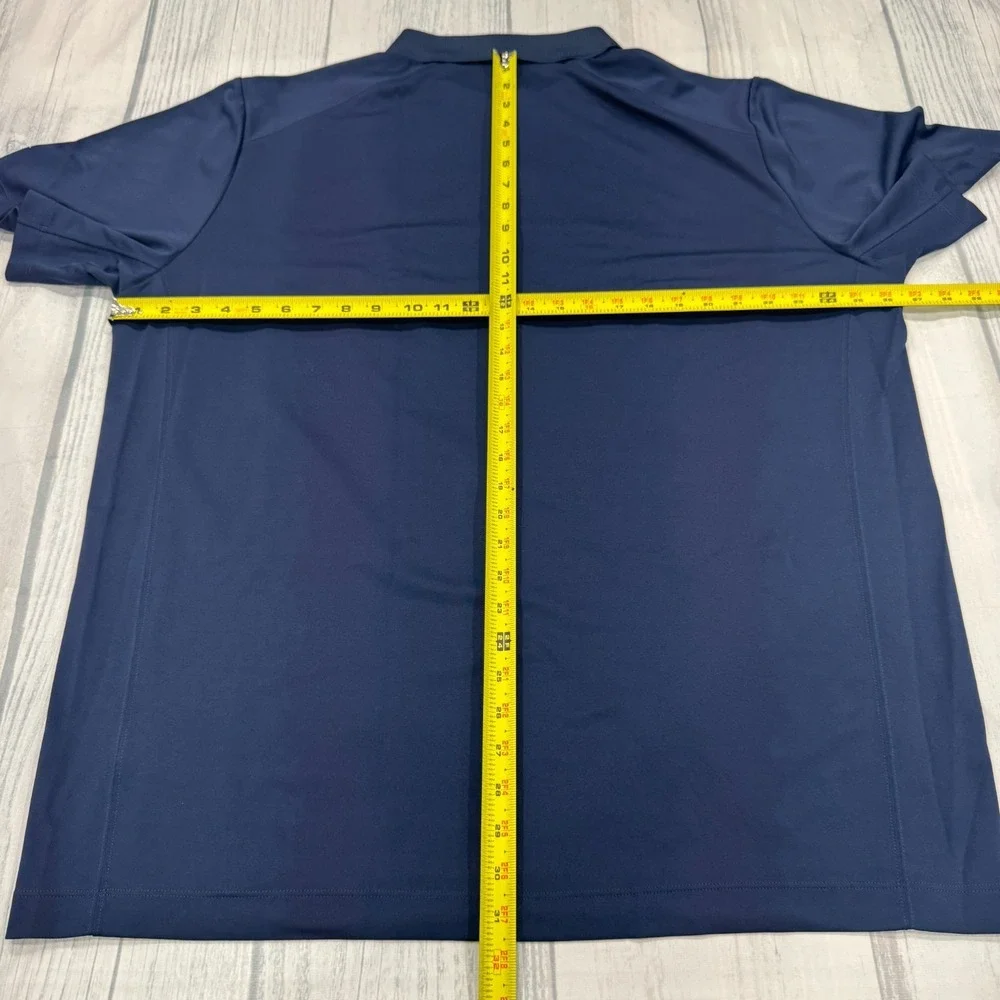 Nike Golf Tour Performance Polo Shirt 2xL Blue Mens